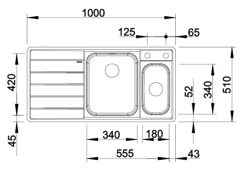 BLANCO AXIS III 6 S-IF