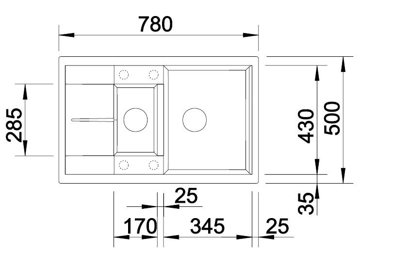 BLANCO METRA 6 S Compact