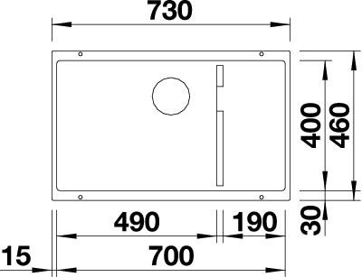 BLANCO SUBLINE 700-U level