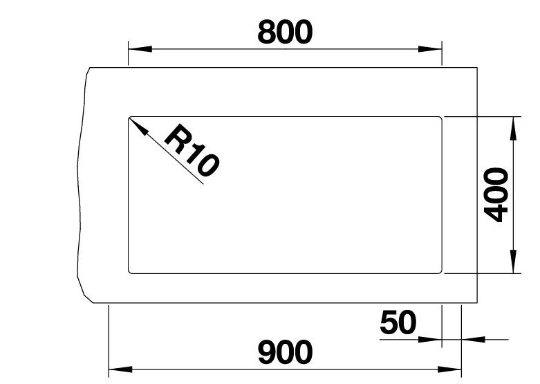 BLANCO SUBLINE 800-U-1