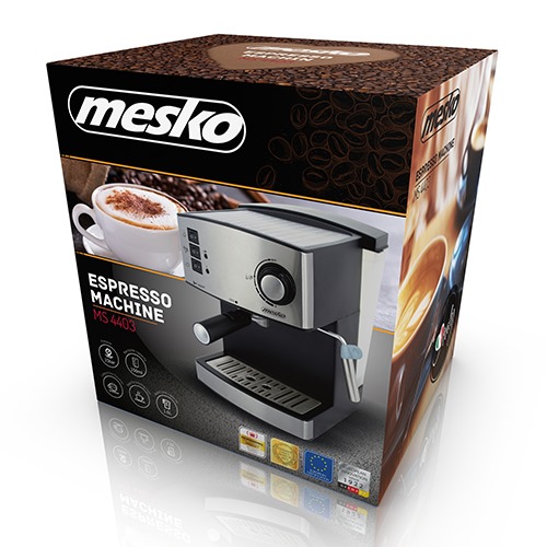 MESKO MS 4403 Pákový kávovar ESPRESSO 10