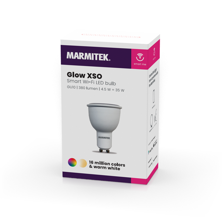 MARMITEK Glow XSO Smart Wi-Fi LED GU10 380lm RGB 3
