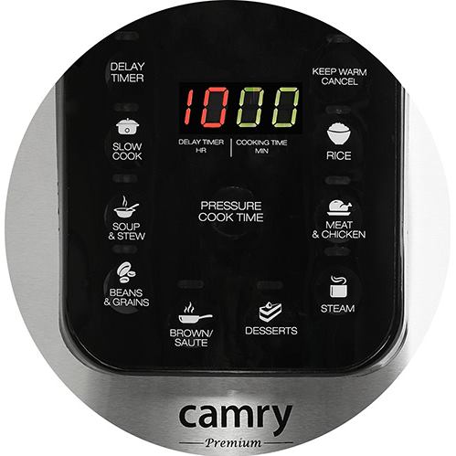 CAMRY CR 6409 Elektrický tlakový hrniec 5