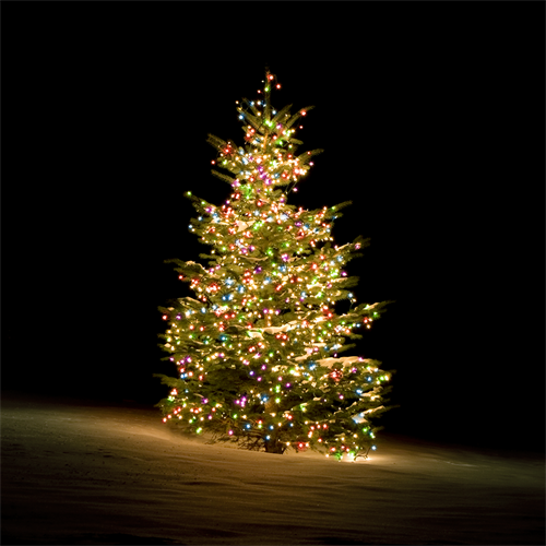DELTACO Osvetlenie vianočného stromčeka RGB 6