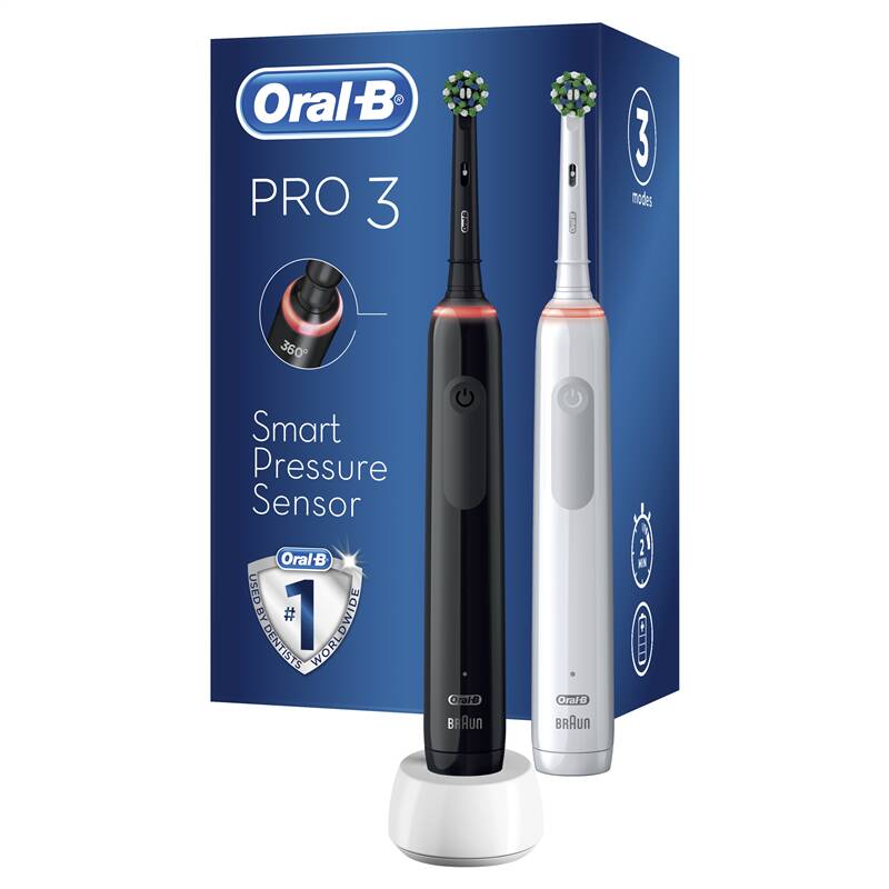 ORALB PRO 3 3900 Cross Action DUO Zubné kefky 2ks 8