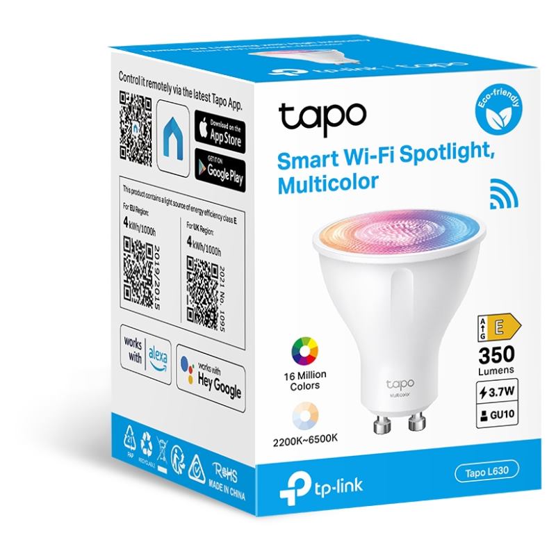 TP-LINK Tapo L630 Smart Wi-Fi LED GU10 350lm 7