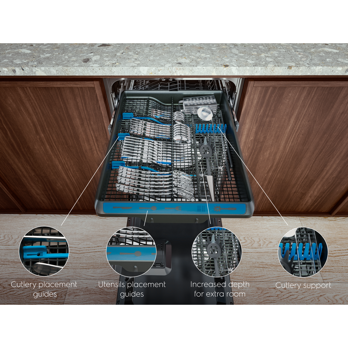 Electrolux - Zabudovateľné umývačky riadu - EES48400L