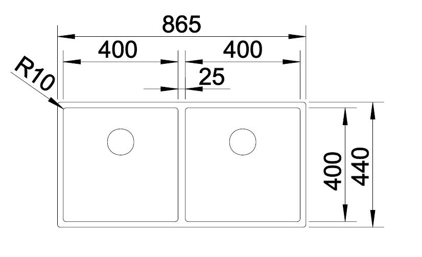 BLANCO CLARON 400/400-IF