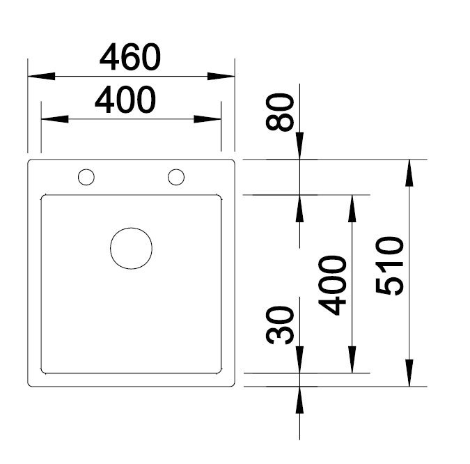 BLANCO CLARON 400-IF/A
