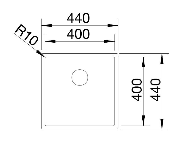 BLANCO CLARON 400-U-2