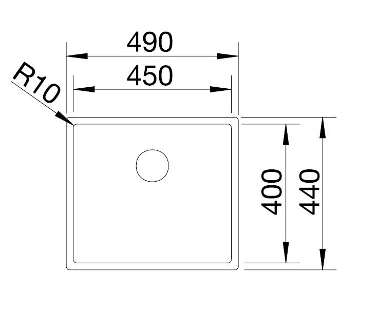 BLANCO CLARON 450-IF