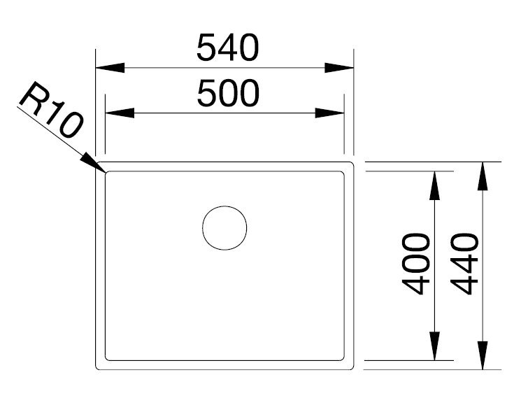 BLANCO CLARON 500-IF-5