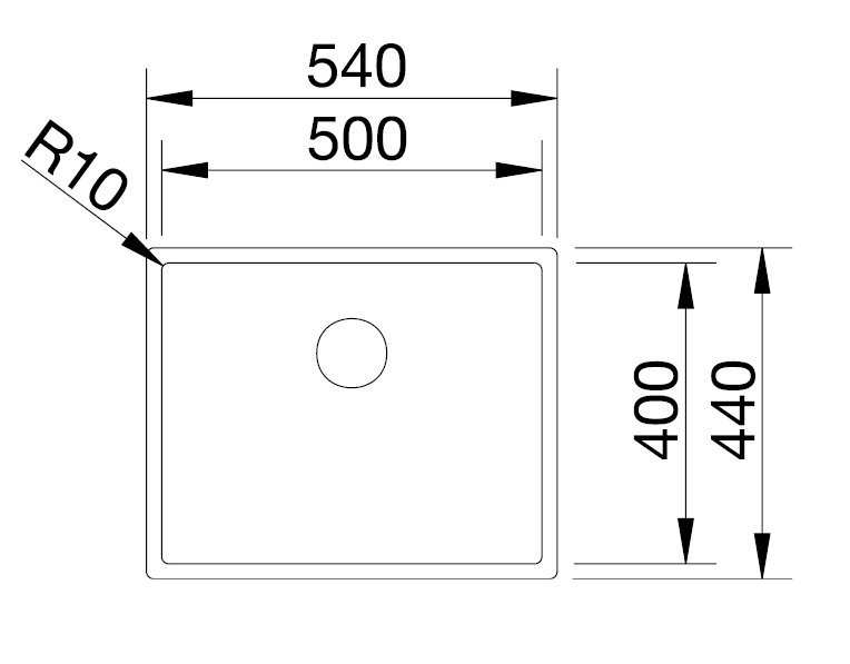 BLANCO CLARON 500-U-5