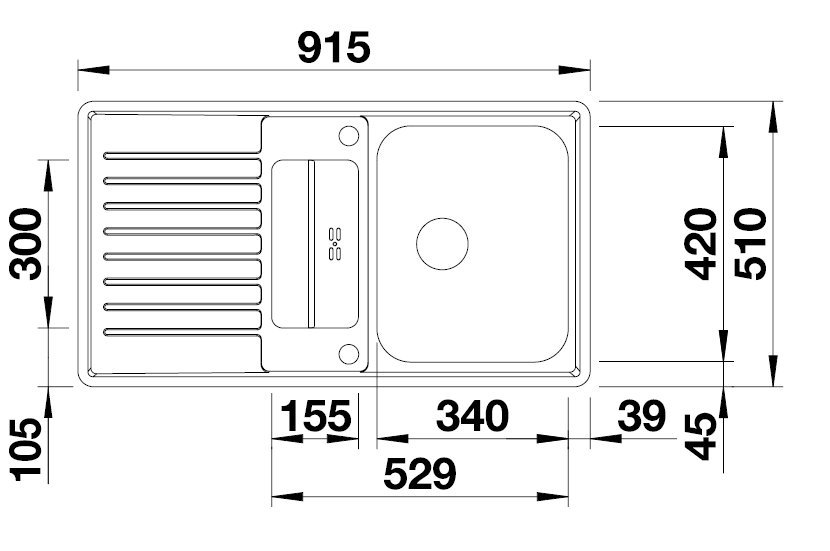 BLANCO CLASSIC Pro 5 S-IF