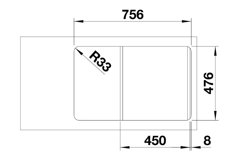 BLANCO LANTOS 45 S-IF Compact-1