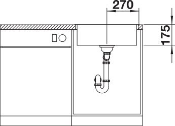BLANCO ZEROX 500-IF Dark Steel-2