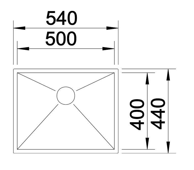 BLANCO ZEROX 500-U-2