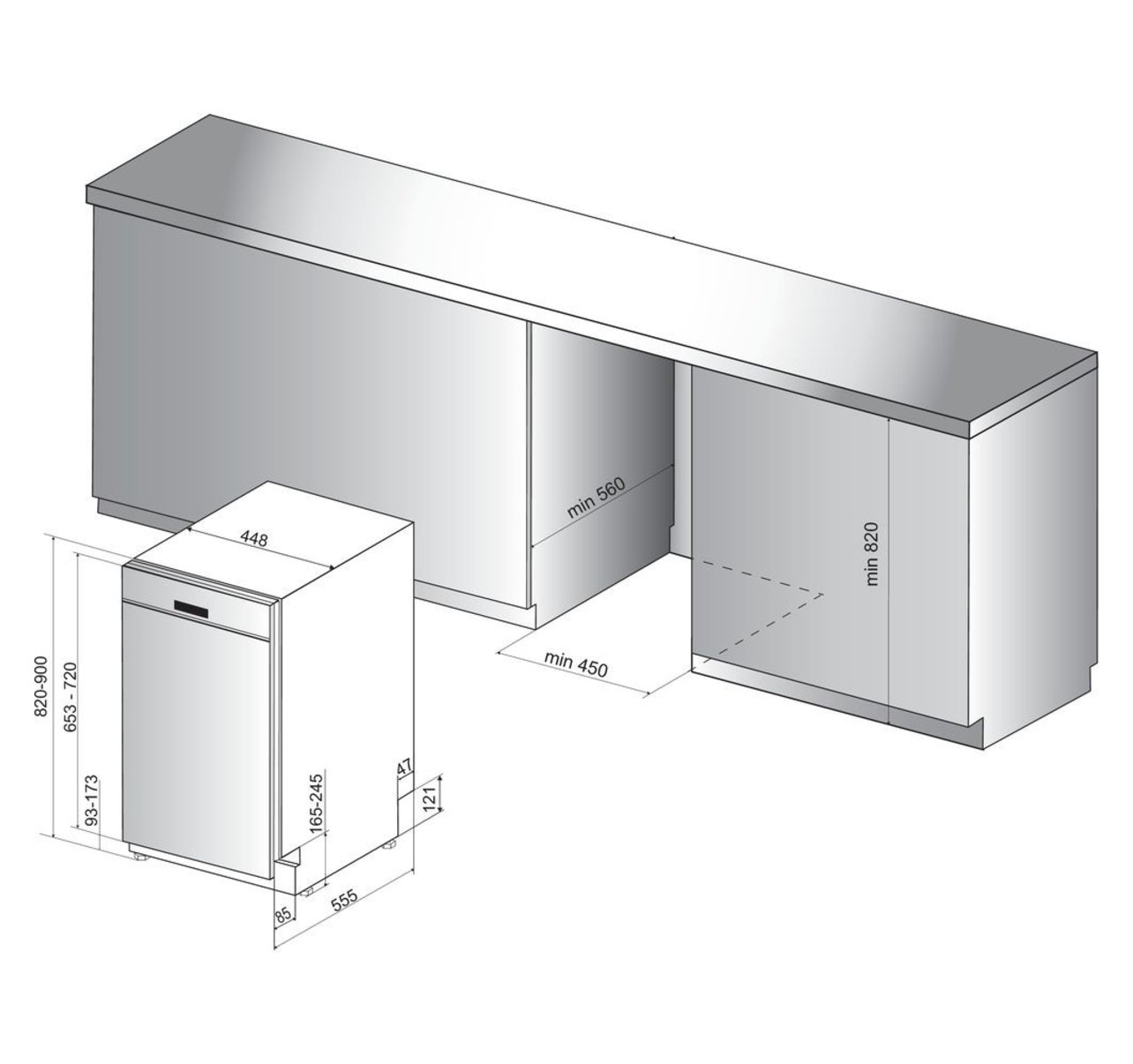 Whirlpool WSBO 3O34 PF X umývačka riadu 45cm s predným panelom 5