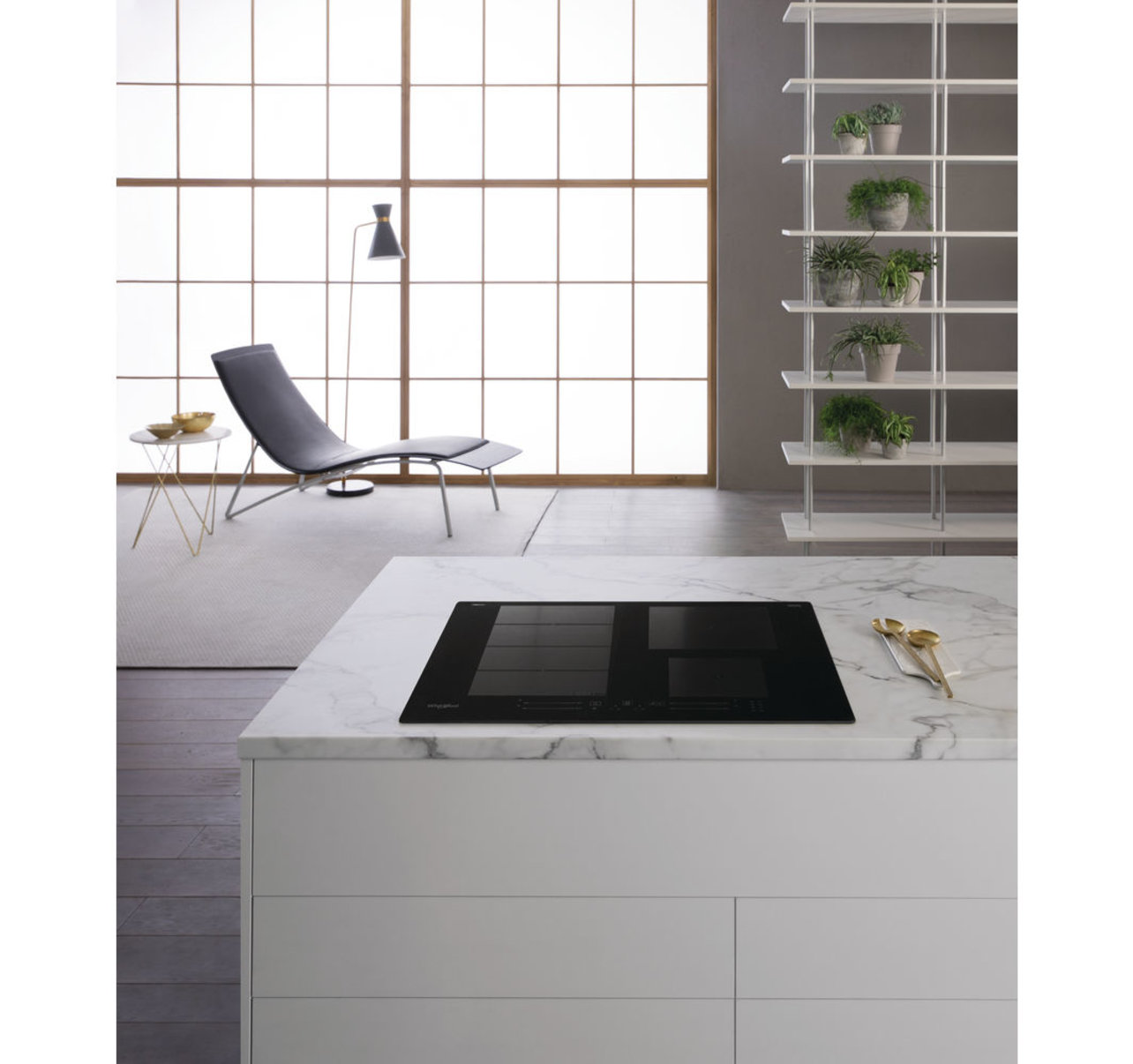 Whirlpool WF S4160 BF indukčná varná doska 7