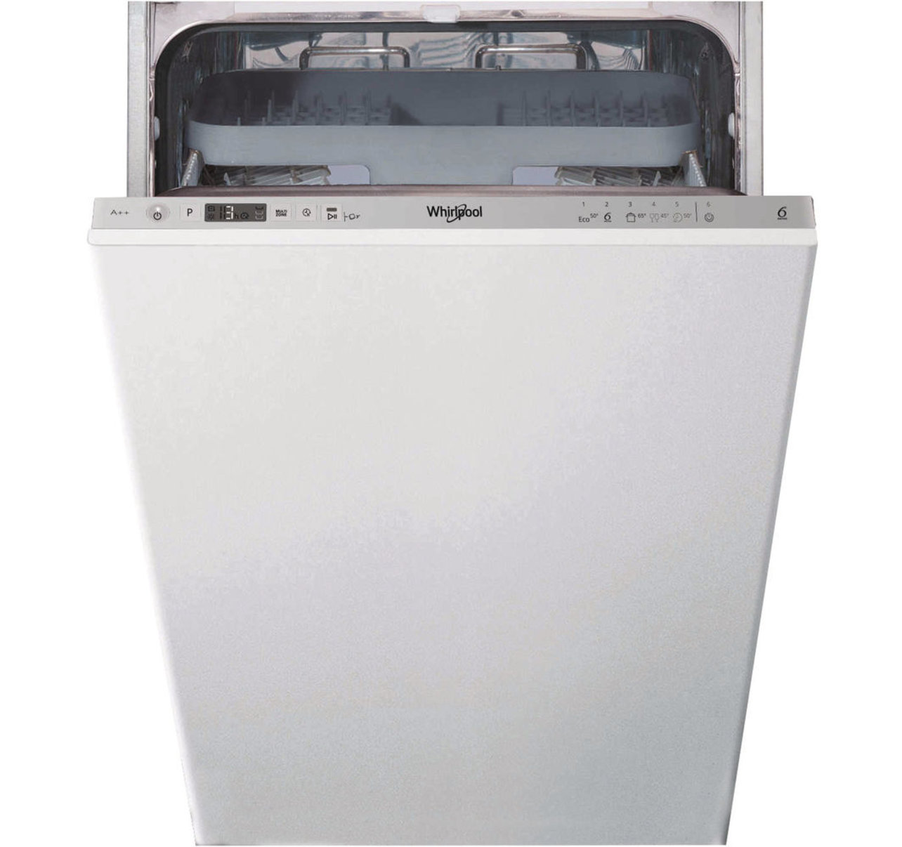 Whirlpool WSIC 3M27 C umývačka riadu 45cm plne integrovaná 1