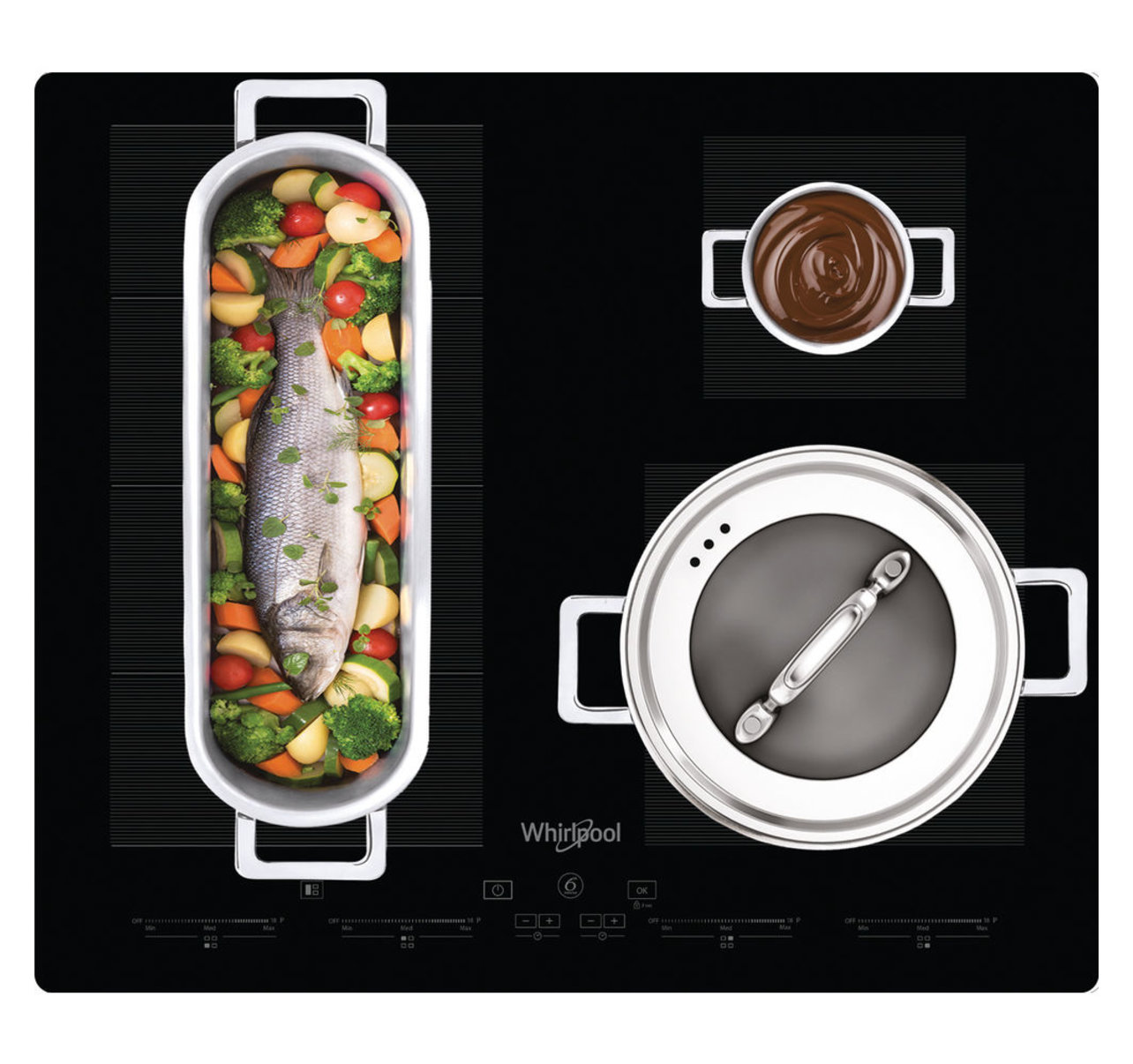 Whirlpool SMC 654 F/BF indukčná varná doska 8