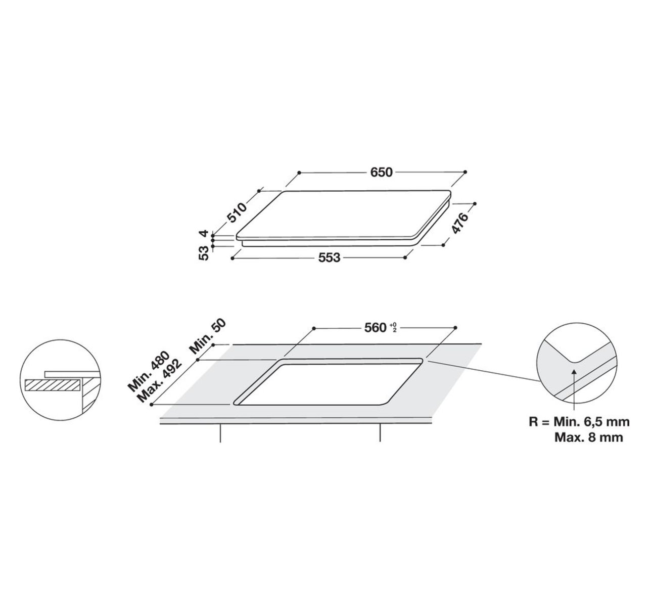 Whirlpool SMC 654 F/BF indukčná varná doska 11