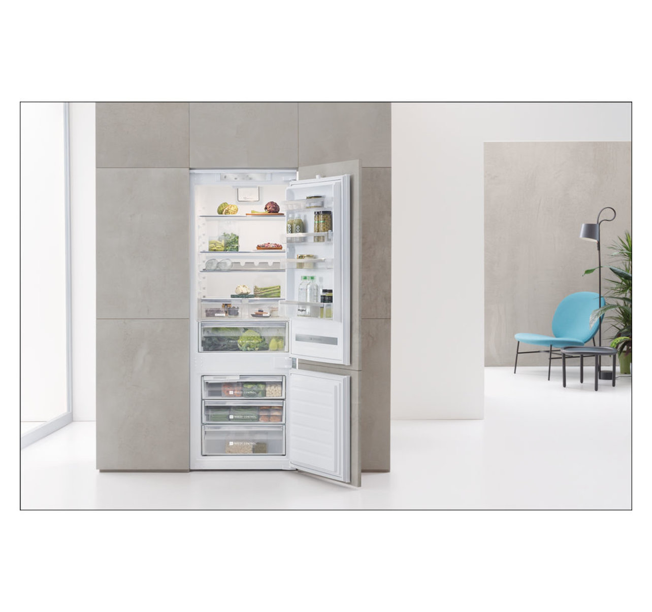 Whirlpool SP40 801 EU 1 vstavaná kombinovaná chladnička 2