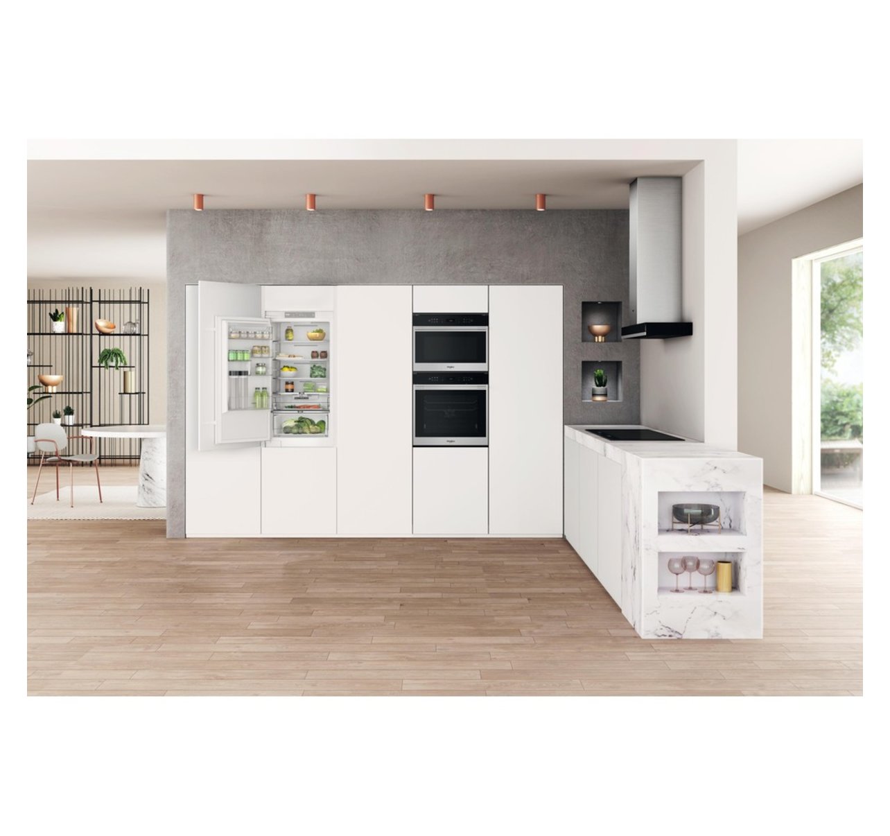 Whirlpool WHC18 T322 vstavaná kombinovaná chladnička 6