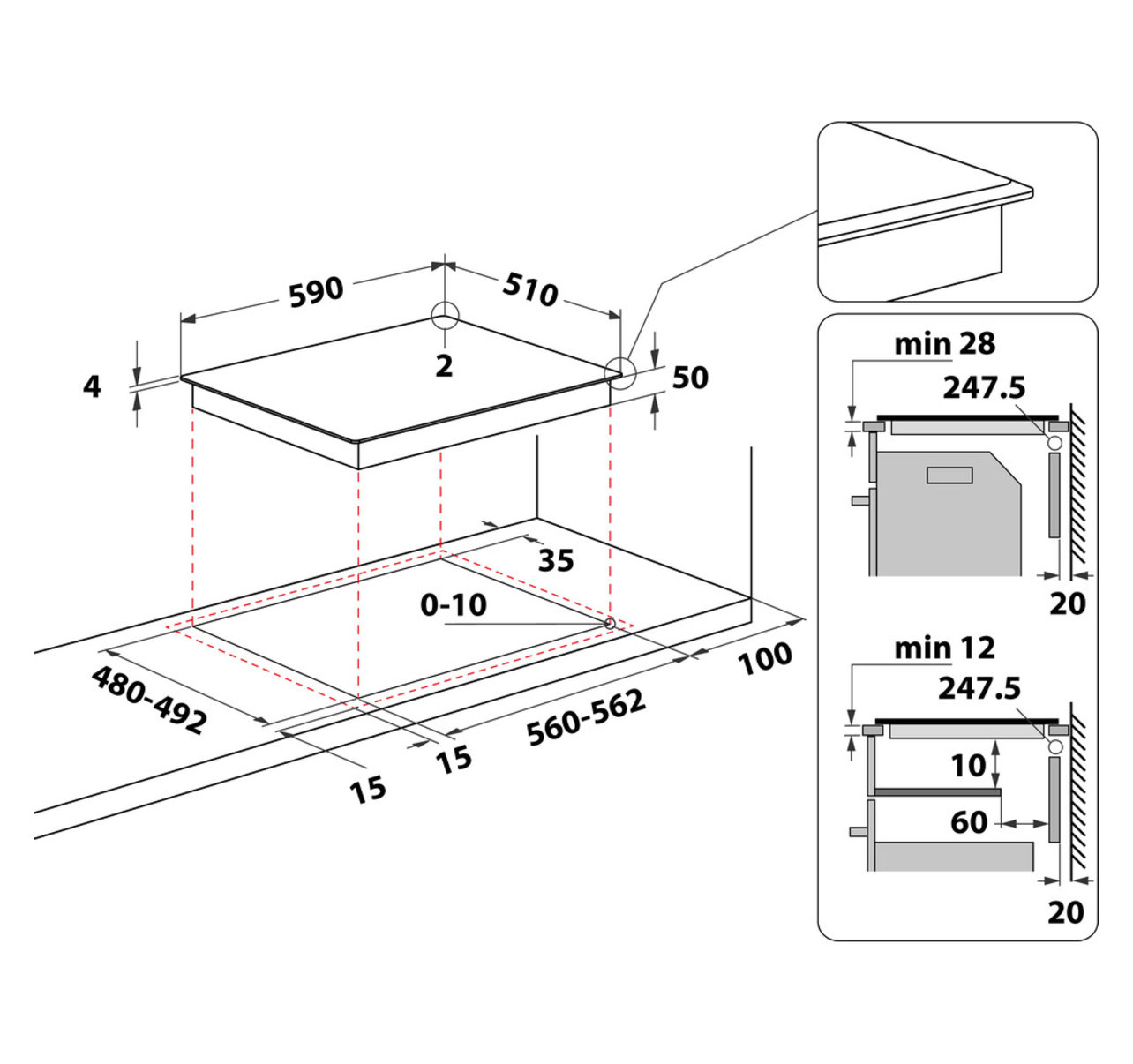 Whirlpool WF S4160 BF indukčná varná doska 23