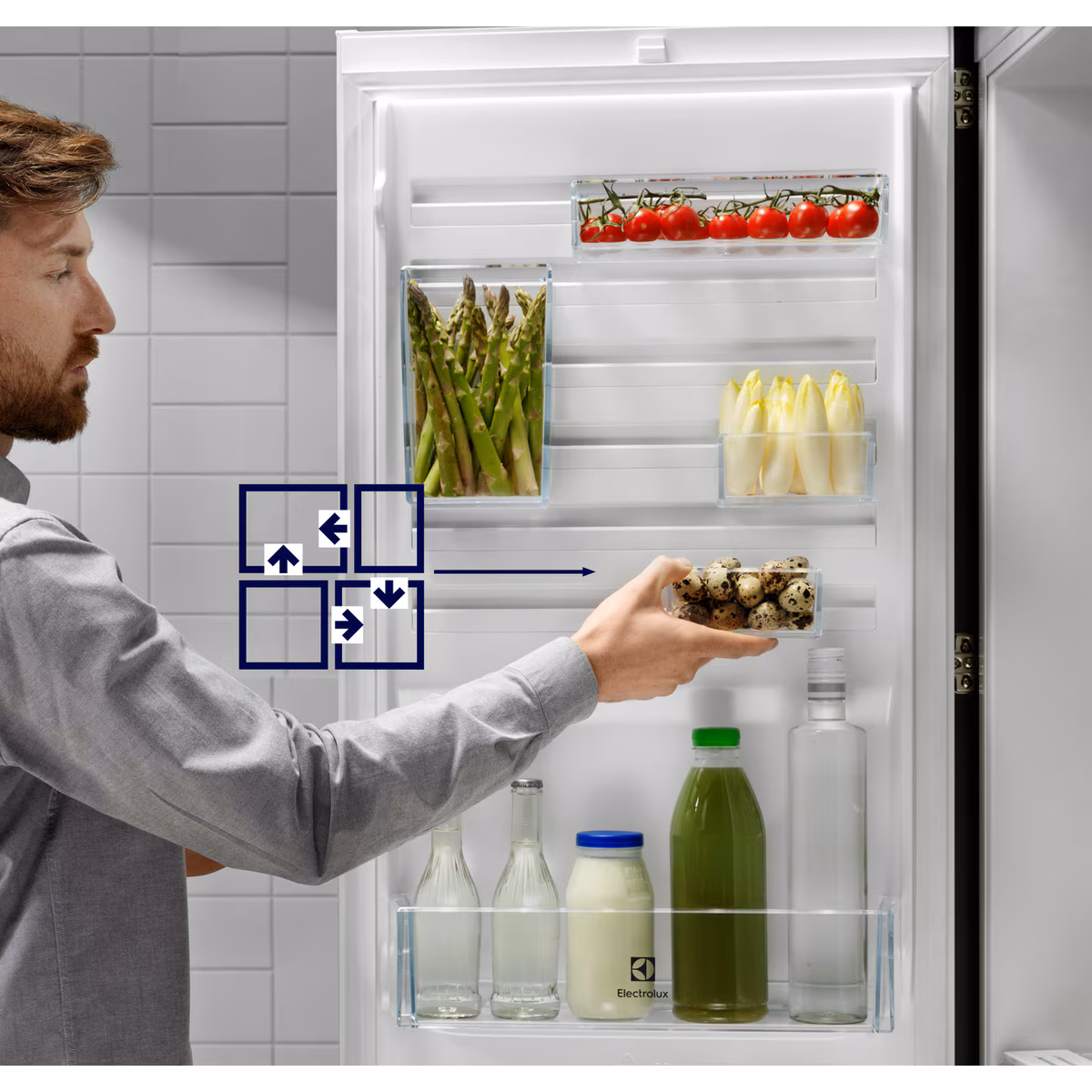 Electrolux - Vstavané chladničky - KRF6DD18S1
